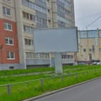 Билборд на улице Ижорского Батальона в Колпино