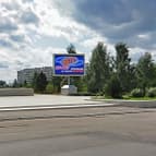 Билборд на дороге в Тихвин