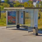 Автобусная остановка 1,2x1,8