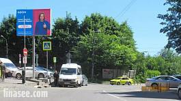 г.Одинцово, мкр.Трехгорка, ул.Чистяковой, справа, сторона Б в Москву