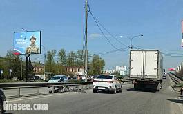 г. Люберцы, ул. Красная, д. 1, перед съездом на Октябрьский проспект, ТЦ «Подосинки», №CB152B