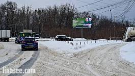 г. Ногинск, въезд на мост через р. Клязьма, со стороны ул. Пугачева